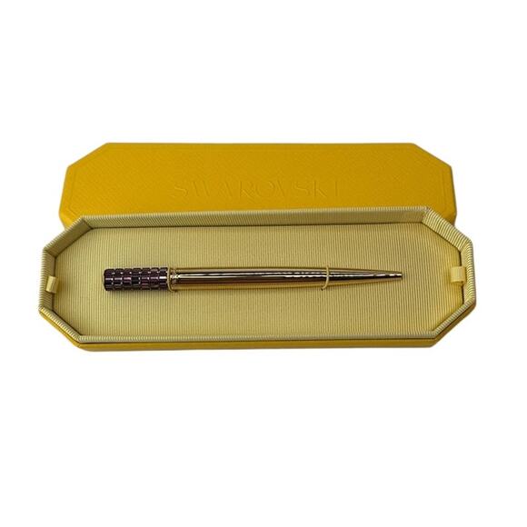 Swarovski Lucent Ballpoint Pen, PINK, Rose Gold-Tone Plated - Picture 1 of 8
